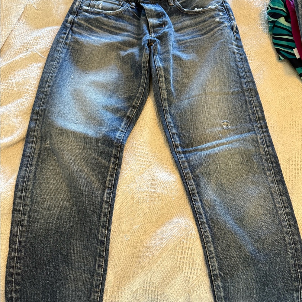 Moussy Faded Denim Jeans-Straight Leg Sz 30